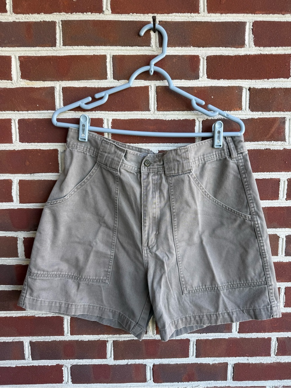 Cabela's Men's Flat-Front Shorts in Taupe